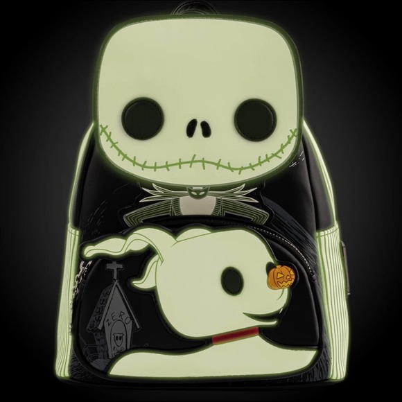Funko funkocon nightmare before Christmas jack and Loungefly mini backpack - Picture 3 of 7